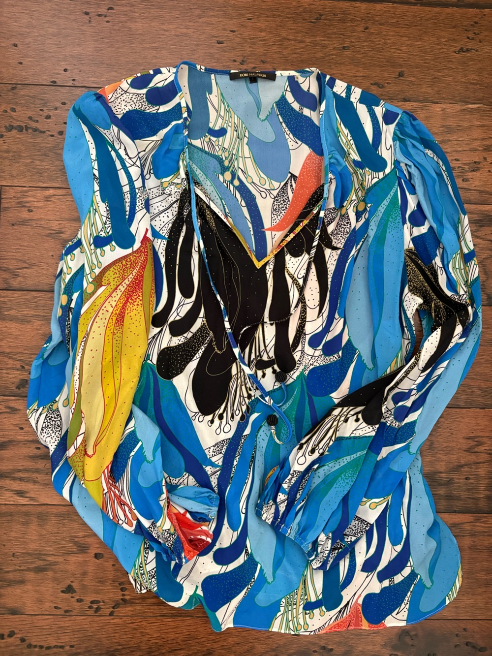 Kobi halperin silk blouse